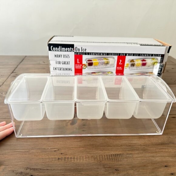 Condiments On Ice 5-bin Container - Picture 2 of 7